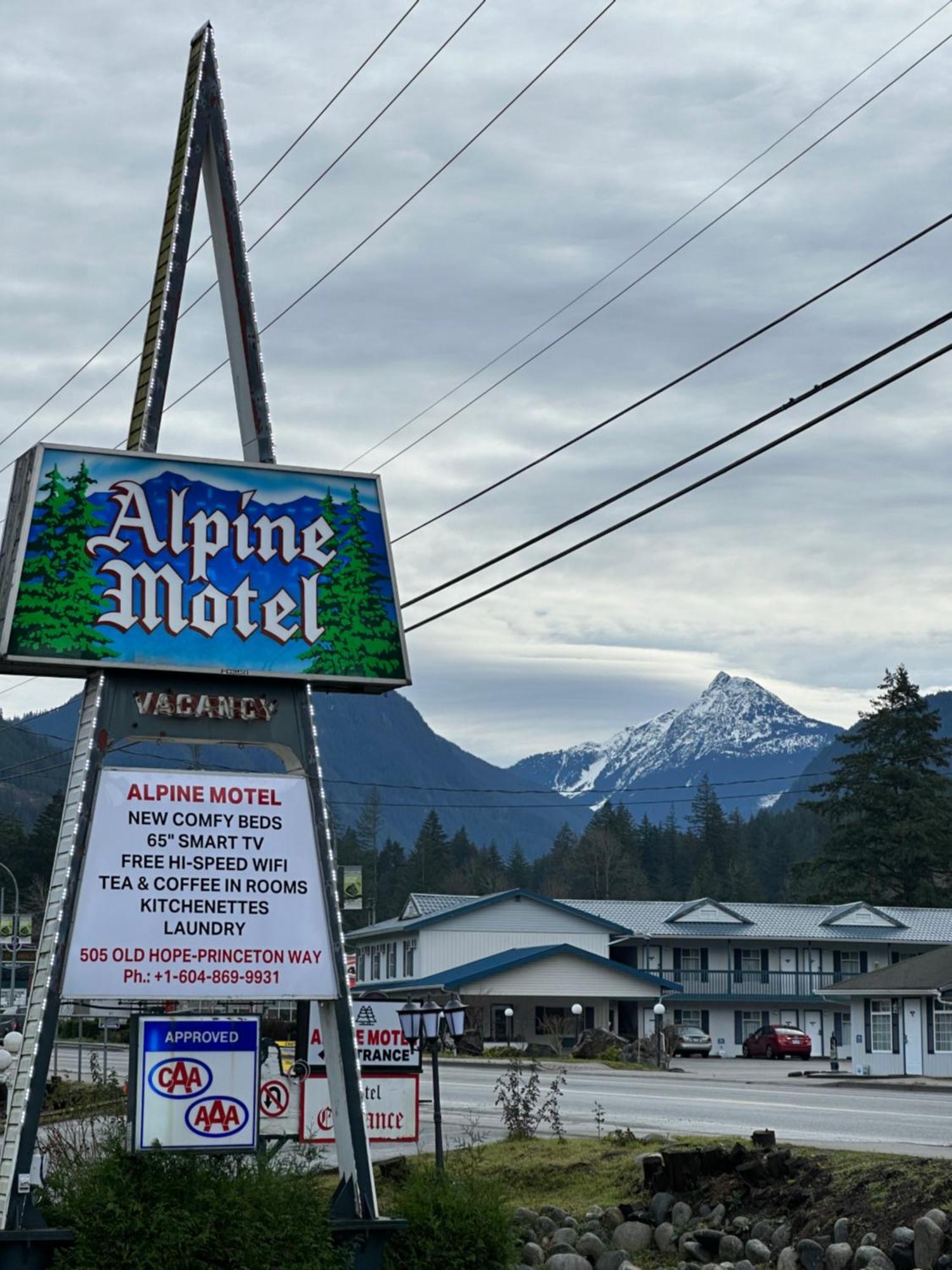 Alpine Motel Hope Eksteriør bilde